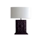 Piastrella Table Lamp in Black Carrot