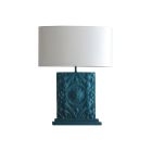 Piastrella Table Lamp in Peacock