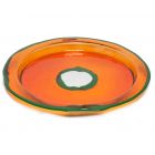 Round Tray - Orange & Green