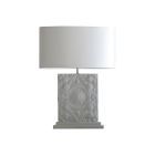 Piastrella Table Lamp in Greyed Oak