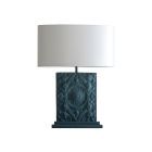 Piastrella Table Lamp in Black Jade