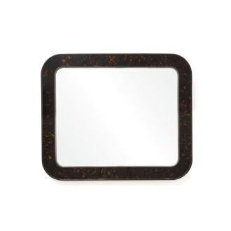 Arno Rectangular Mirror Tortoiseshell Finish