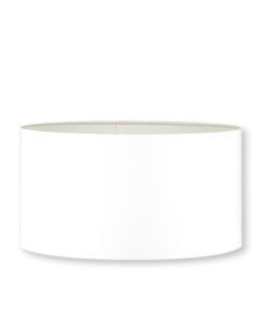 47cm Oval Lampshade in Satin with White Liner 