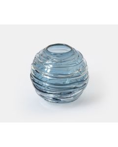 STRATA Vase/Votive  - Steel Blue