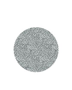 Coralia - Silver 250cm Circular Rug