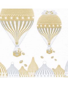 Golden Balloons Napkins 25x25