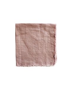 Linen Napkin w Frayed edge - Dusk