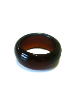 Glass Napkin Ring - Chocolate