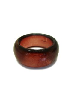 Glass Napkin Ring - Bordeaux