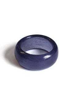 Glass Napkin Ring - Lavender