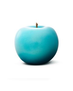 Extra Large Turquoise Ceramic Apple