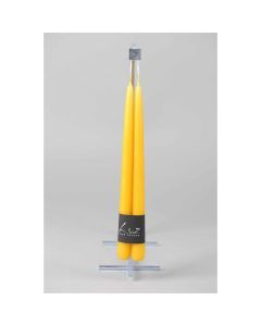 Pair Tapered Candles - Ochre