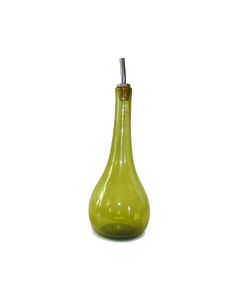 Olive Oil Bottle, Teardrop - Moss