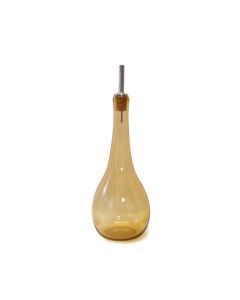 Olive Oil Bottle, Teardrop - Amber