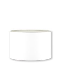 40cm Drum Lampshade in Satin with White Liner