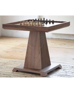Volta Games Table with Scrabble, Draughts and Chess