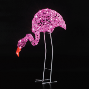 Feeding Acrylic Pink Flamingo 75cm 