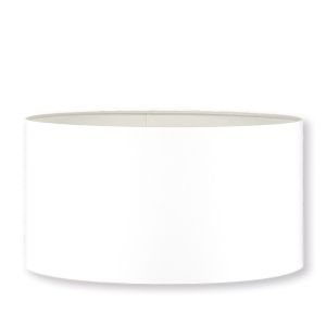47cm Oval Lampshade in Satin with White Liner