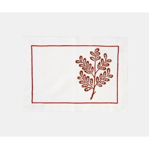 Aramie Corded Placemat - Red