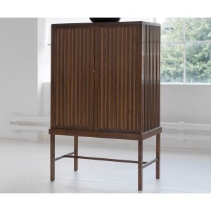 Slatted Chest on Stand for Television