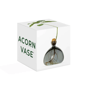 Acorn Vase Smoke Grey