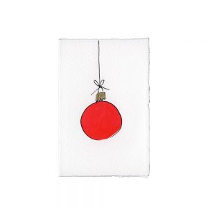 Bauble (Red) Card 