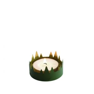 Candle Tray Green Tree