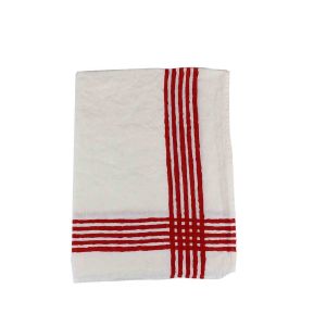 Linen Placemat, Checked - Rouge