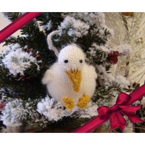 Christmas Goose Knitted Ornament