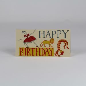 Happy Birthday Ballerina Card