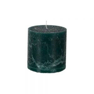 Short Dark Green Cote Candle - 10 x 10
