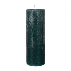 Tall Dark Green Cote Candle - 7 x 20
