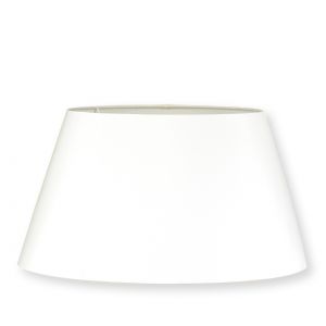 Linen 17'' Oval Lampshade - Ivory 