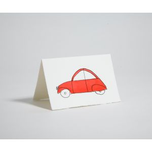 Red Car Card
