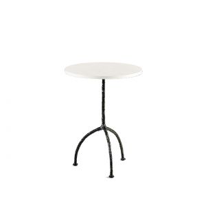 Stina Chalk Cocktail Table Large - Bronzed finish with Eggshell top