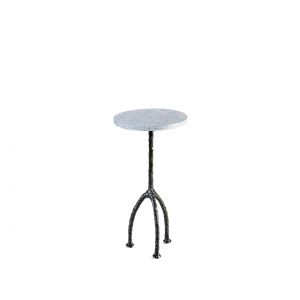 Stina Indigo Cocktail Table Small - Bronzed finish with Eggshell top