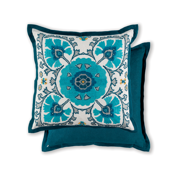 Alexi Peacock 50x50 Cushion
