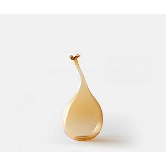Wonky Bottle Medium - Amber