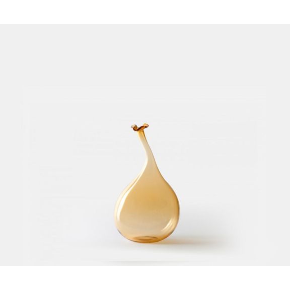 Wonky Bottle Small - Amber