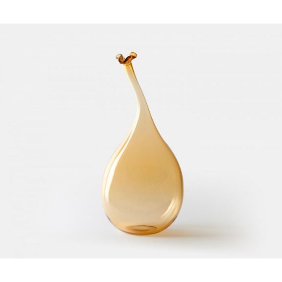 Wonky Bottle Large - Amber