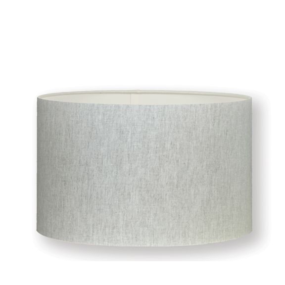 Linen Oatmeal 18" Drum Lampshade