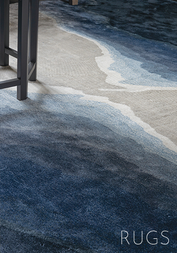 Charming and space defining the rug has become an essential decorating ingredient at William Yeoward.
